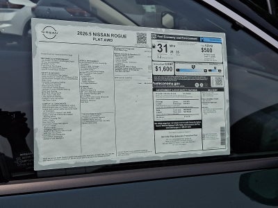 2026 Nissan Rogue Platinum