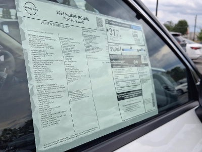 2026 Nissan Rogue Platinum
