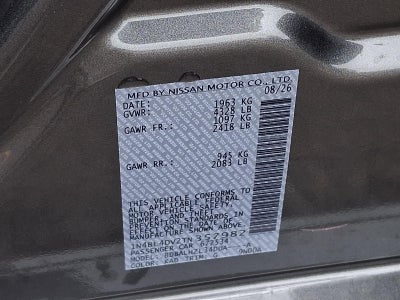 2026 Nissan Altima SV