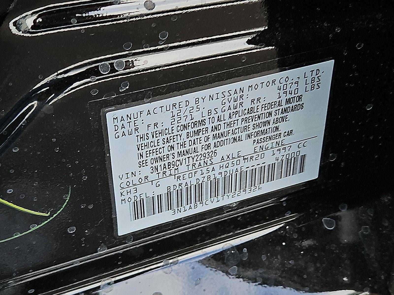 2026 Nissan Sentra SV