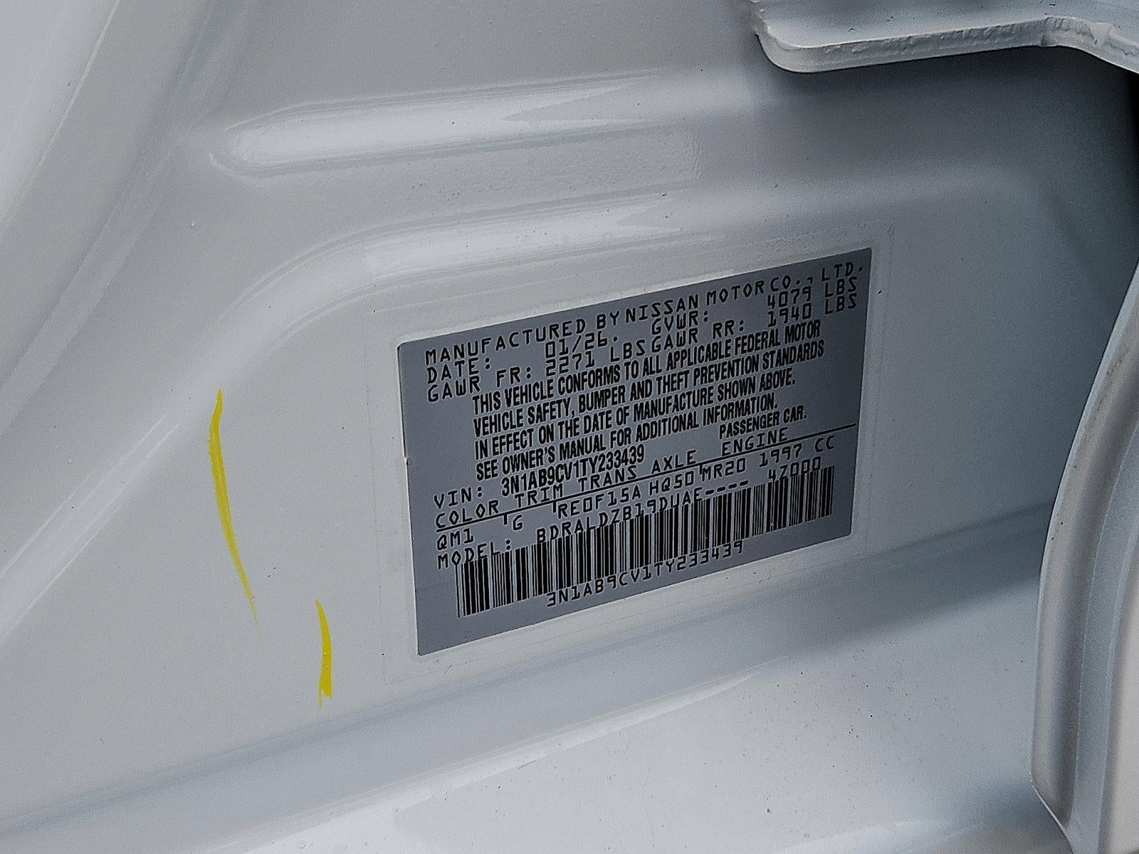 2026 Nissan Sentra SV