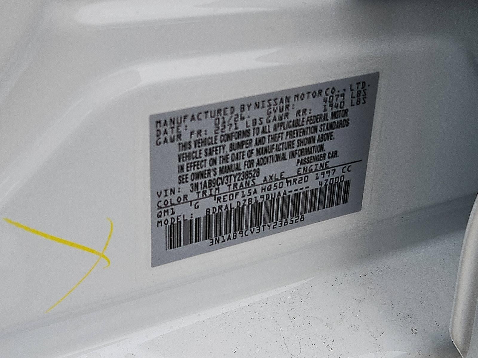 2026 Nissan Sentra SV