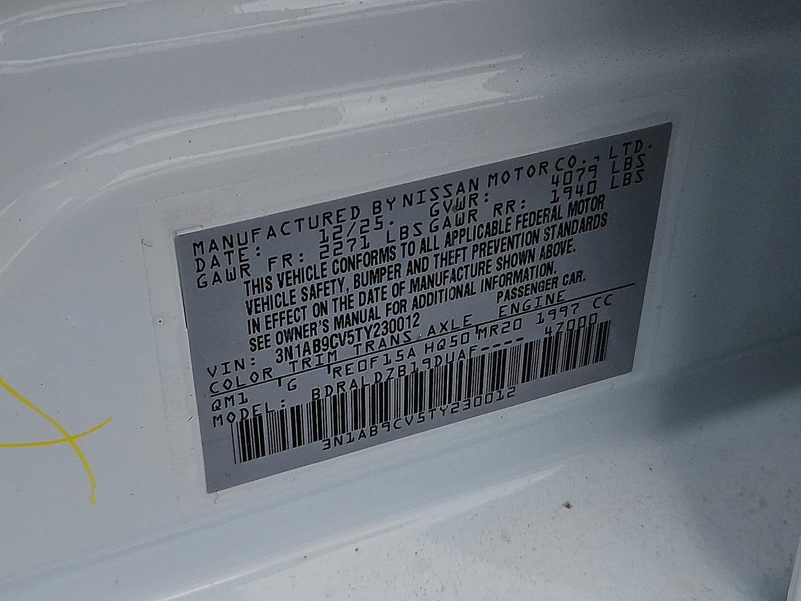 2026 Nissan Sentra SV