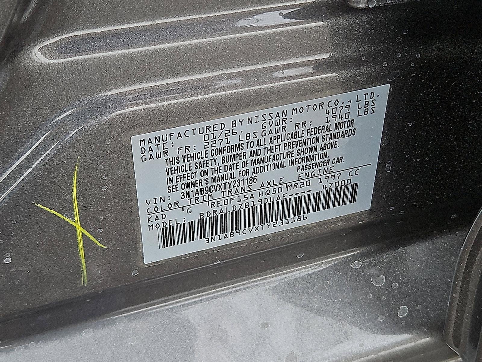 2026 Nissan Sentra SV