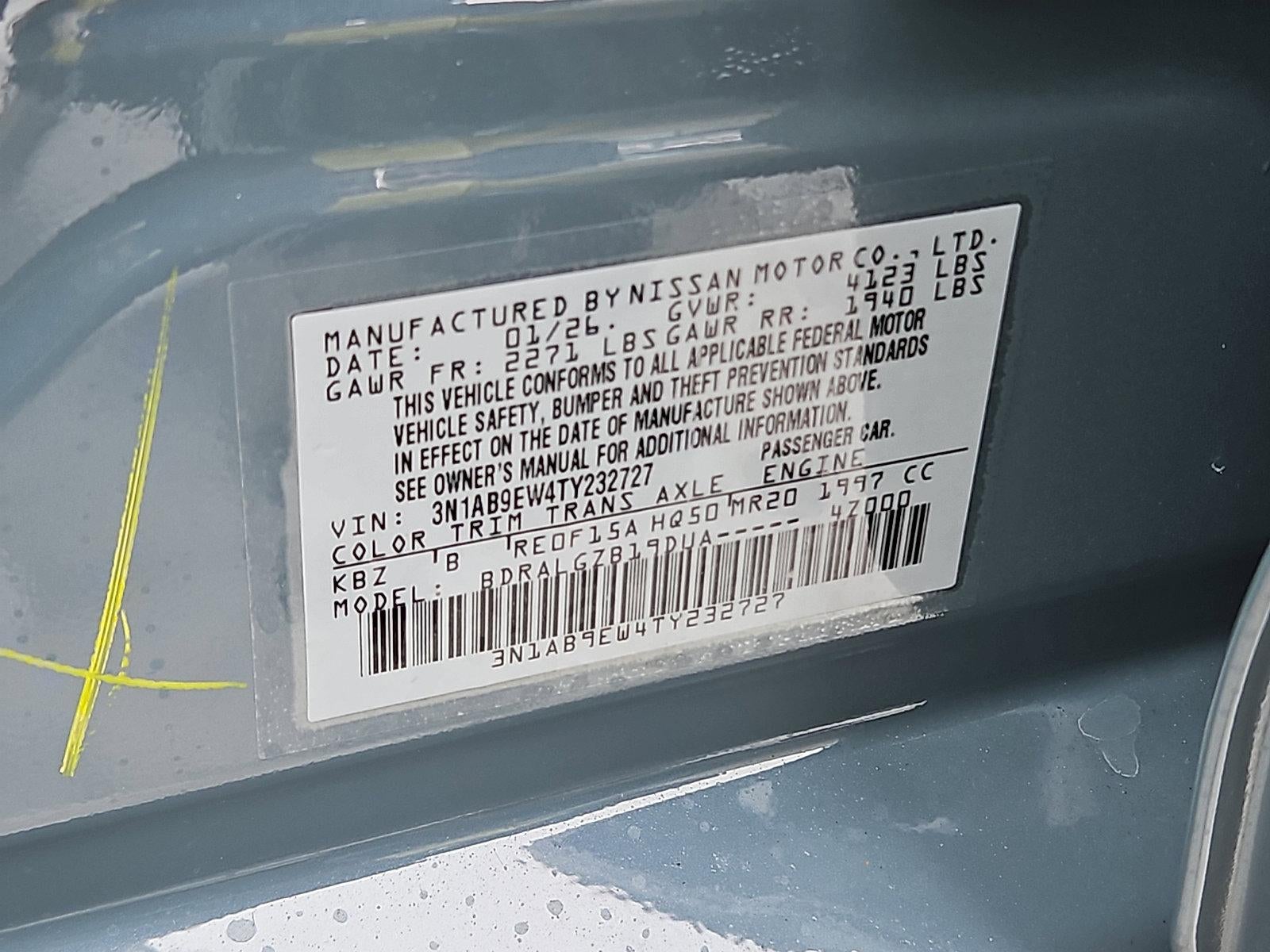 2026 Nissan Sentra SL