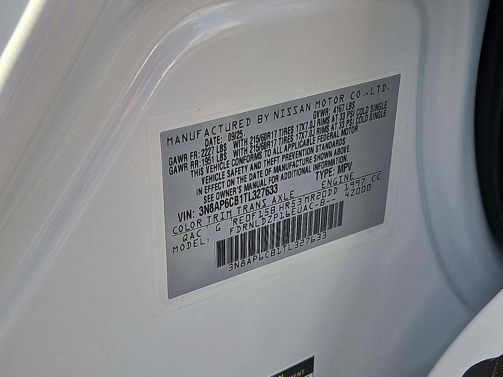 2026 Nissan Kicks SV