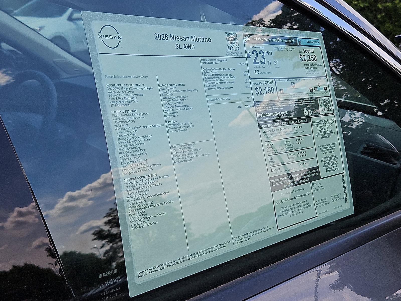 2026 Nissan Murano SL