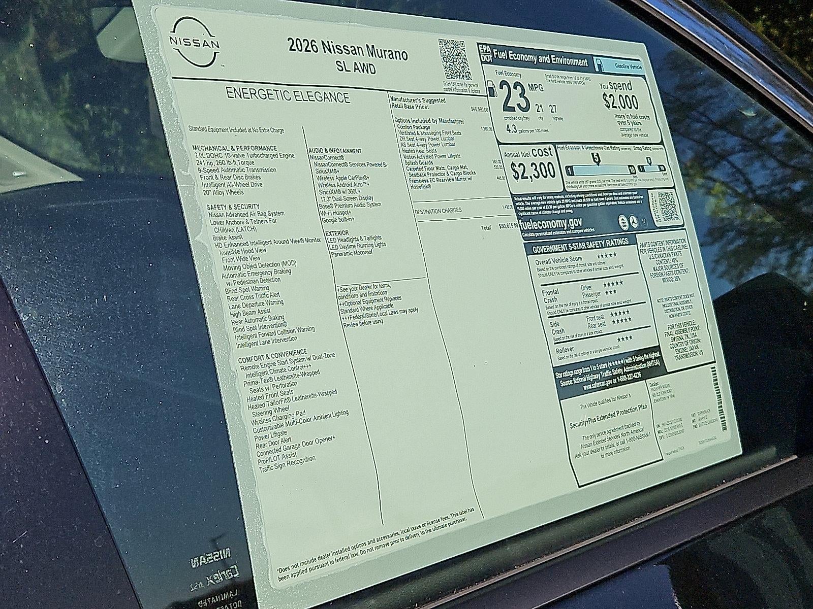 2026 Nissan Murano SL