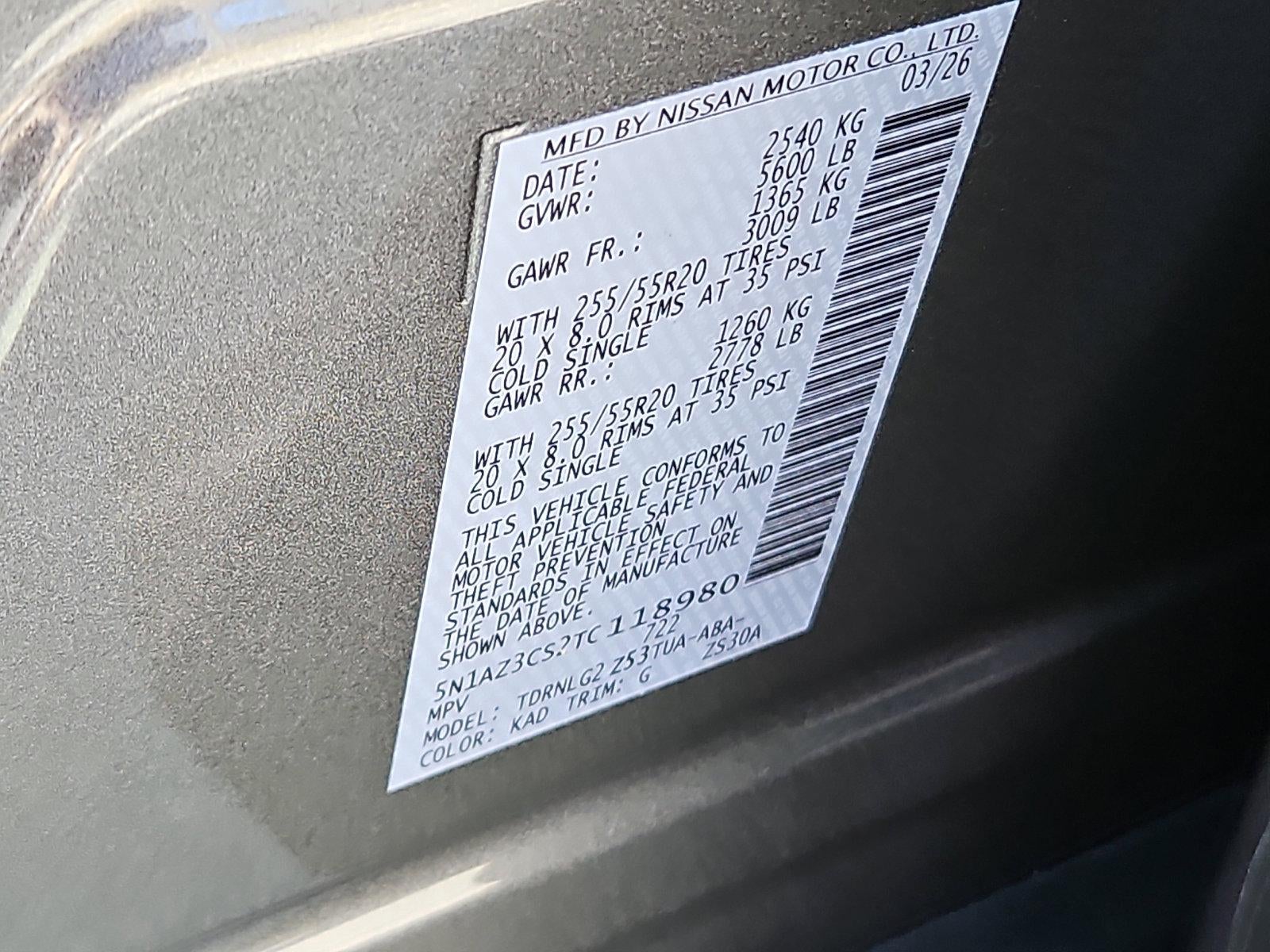 2026 Nissan Murano SL