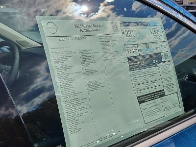 2026 Nissan Murano Platinum