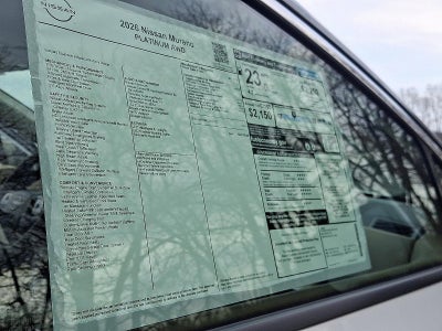 2026 Nissan Murano Platinum