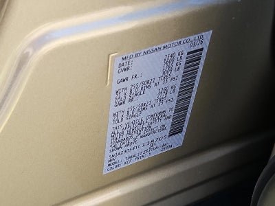 2026 Nissan Murano Platinum