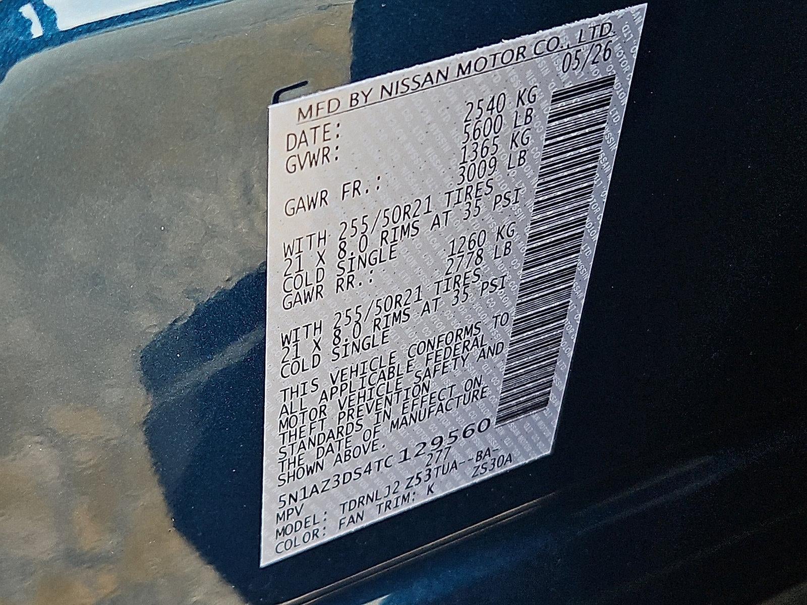 2026 Nissan Murano AWD Platinum