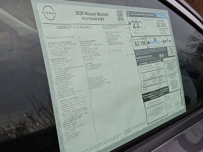 2026 Nissan Murano Platinum