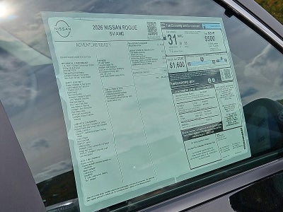 2026 Nissan Rogue SV