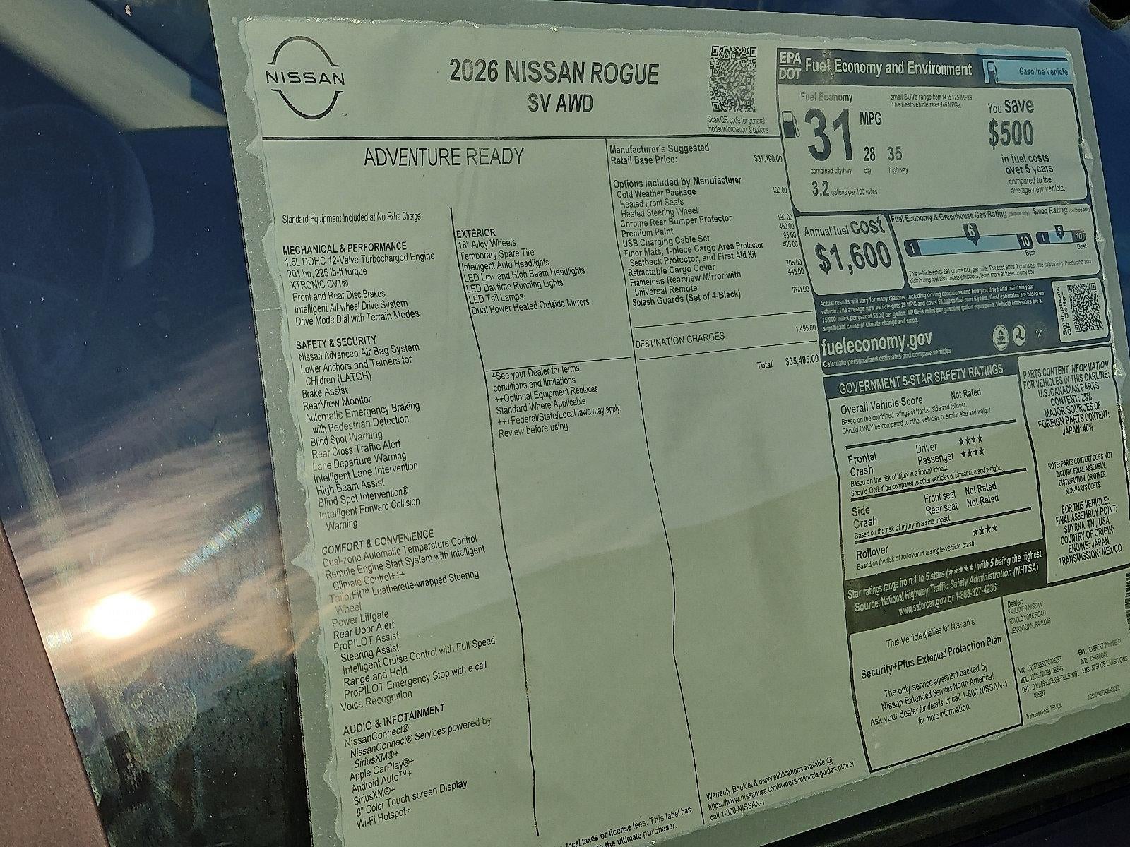 2026 Nissan Rogue SV