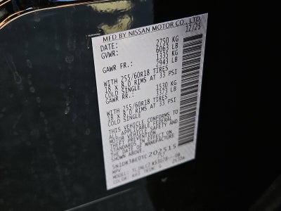 2026 Nissan Pathfinder SV