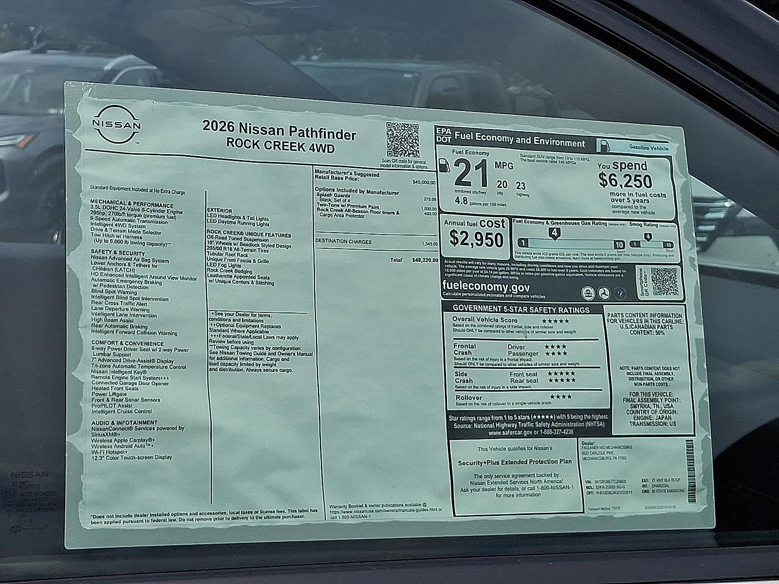 2026 Nissan Pathfinder Rock Creek®