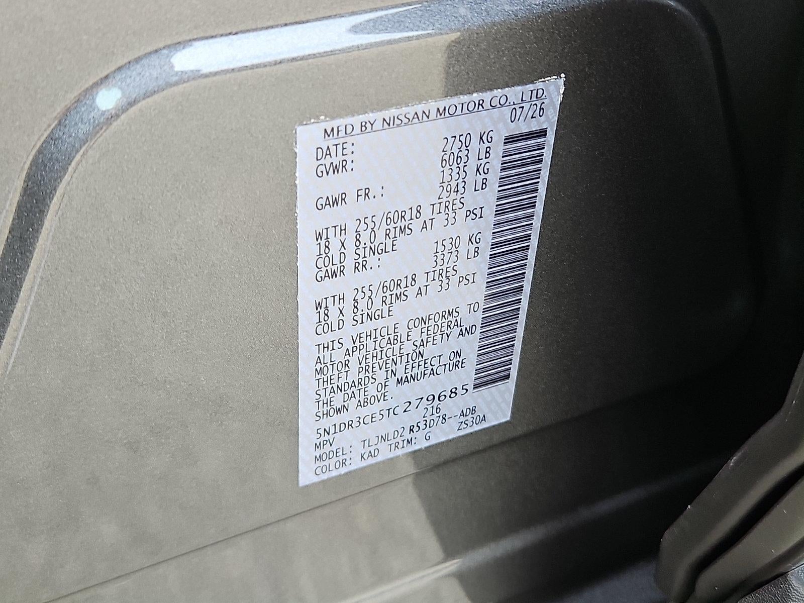 2026 Nissan Pathfinder SL