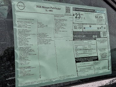 2026 Nissan Pathfinder SL