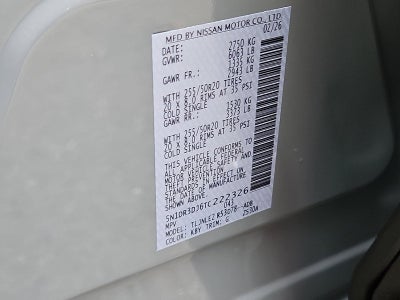 2026 Nissan Pathfinder Platinum 4WD