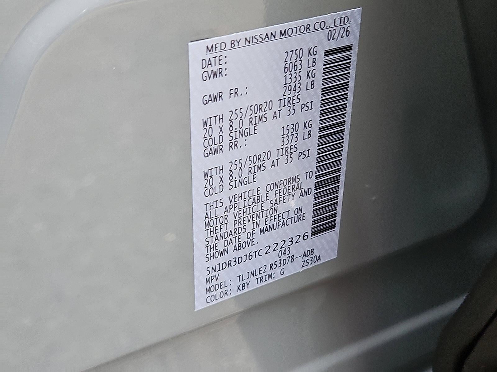 2026 Nissan Pathfinder Platinum 4WD