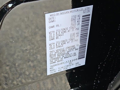 2026 Nissan Pathfinder Platinum 4WD