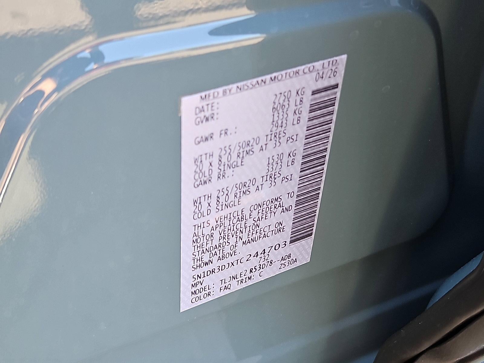 2026 Nissan Pathfinder Platinum