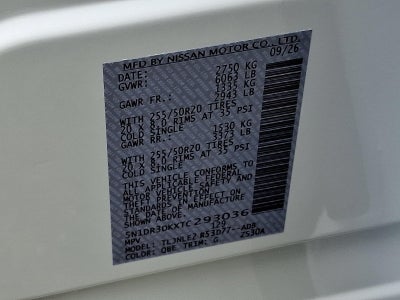 2026 Nissan Pathfinder Platinum