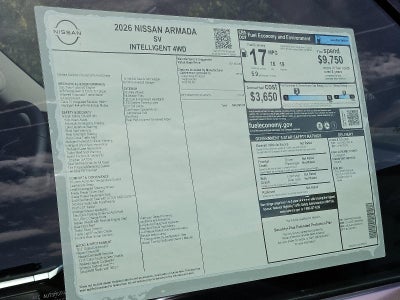 2026 Nissan Armada SV