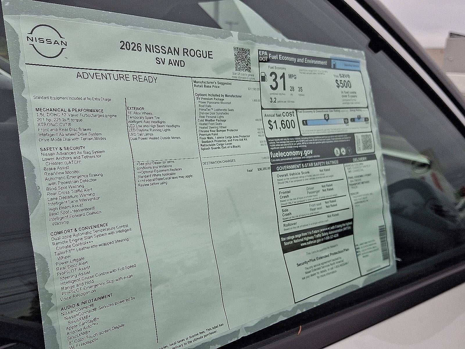 2026 Nissan Rogue AWD SV *Ltd Avail*