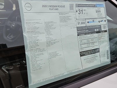 2026 Nissan Rogue Platinum