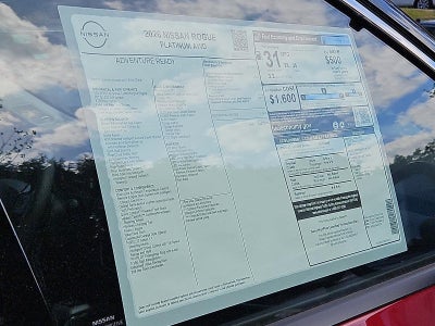 2026 Nissan Rogue Platinum