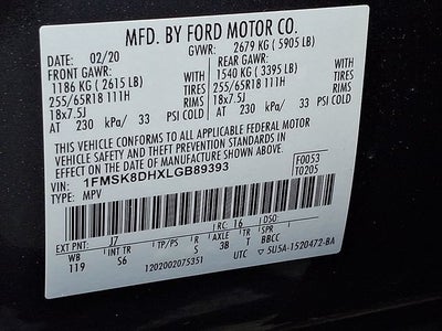 2020 Ford Explorer XLT