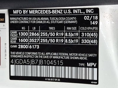 2018 Mercedes-Benz GLE GLE 350