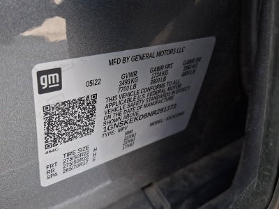 2022 Chevrolet Suburban 4WD RST