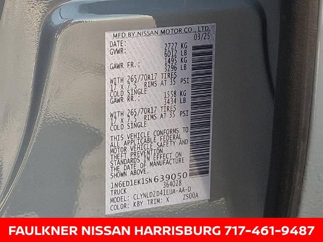 2025 Nissan Frontier Crew Cab PRO-4X®