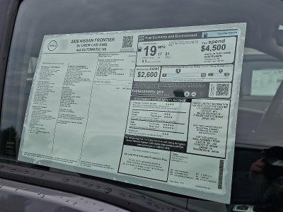 2026 Nissan Frontier Crew Cab SV