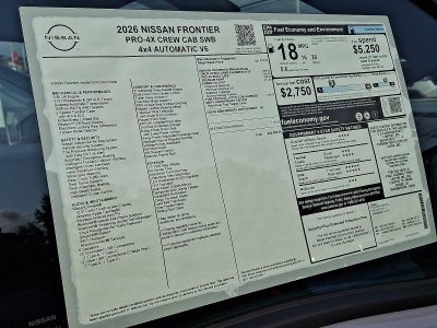 2026 Nissan Frontier Crew Cab PRO-4X®