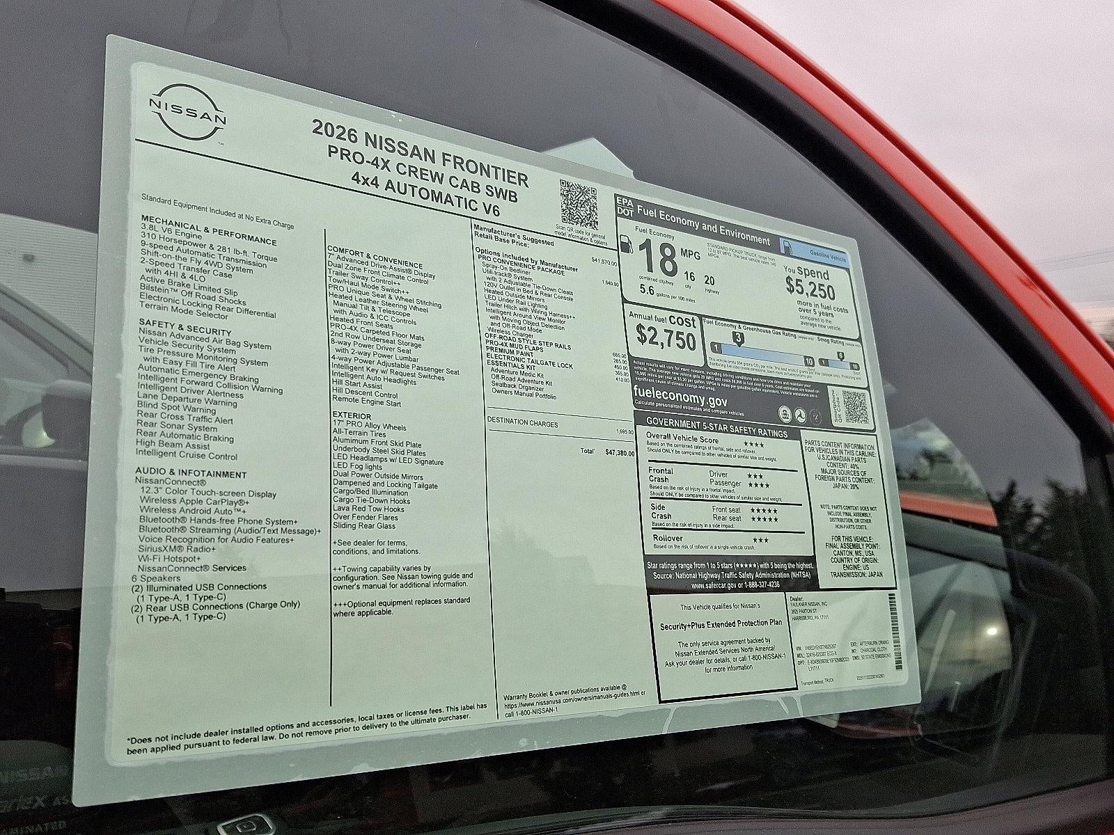 2026 Nissan Frontier Crew Cab PRO-4X®