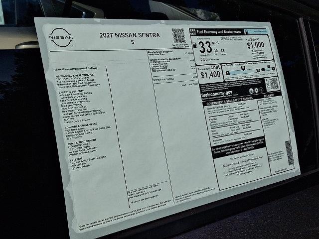 2027 Nissan Sentra S