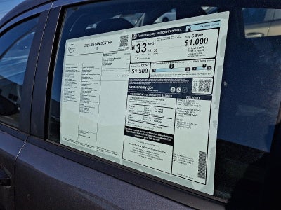 2026 Nissan Sentra S