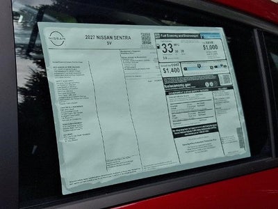 2027 Nissan Sentra SV