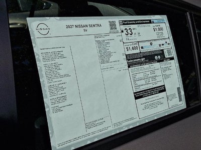2027 Nissan Sentra SV