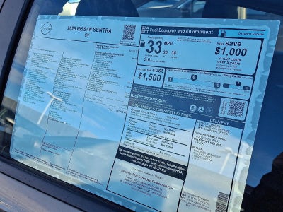 2026 Nissan Sentra SV