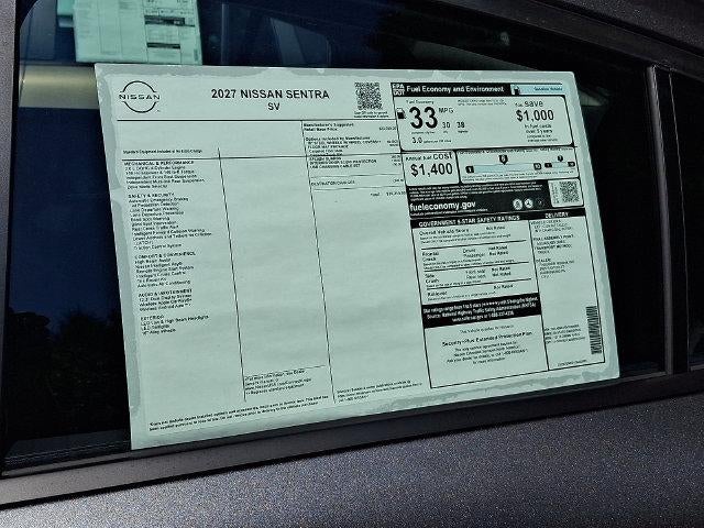 2027 Nissan Sentra SV