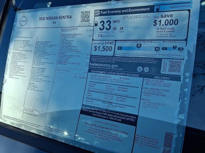 2026 Nissan Sentra SV