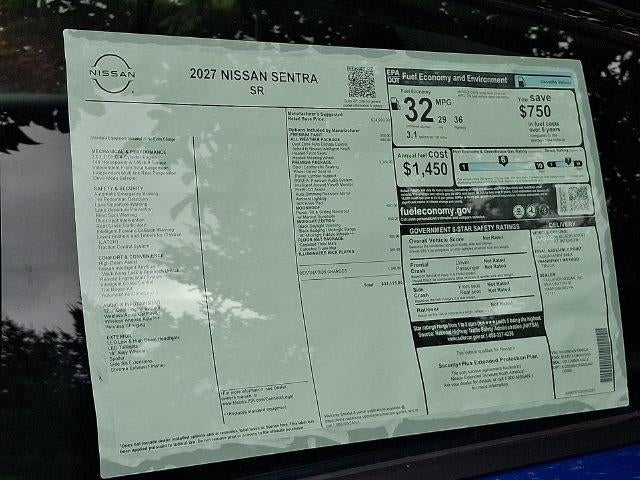 2027 Nissan Sentra SR Midnight Edition