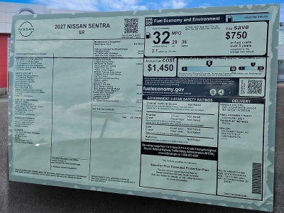 2027 Nissan Sentra SR Midnight Edition