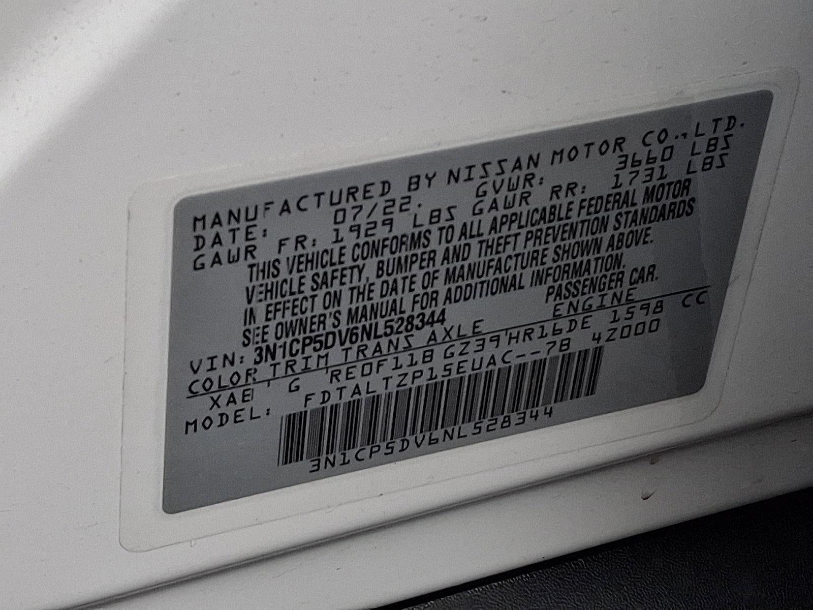 2022 Nissan Kicks SR